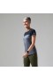  Dames Voyager Tech Tee met korte mouwen en ronde hals - Donkergrijs / Zwart | Berghaus T-shirts