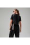  Dames Wayside Boxy Tech Tee met korte mouwen, zwart | Berghaus T-shirts