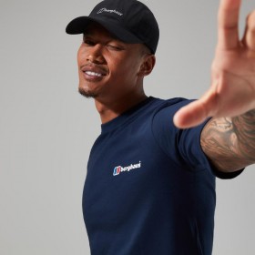  Heren Organic Classic Logo Tee Donkerblauw | Berghaus T-shirts