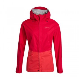 Dames Deluge Vented Waterproof Jacket - Rood | Berghaus Waterproof