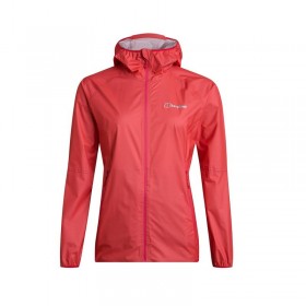  Dames Hyper 140 waterdichte jas - roze | Berghaus waterdicht