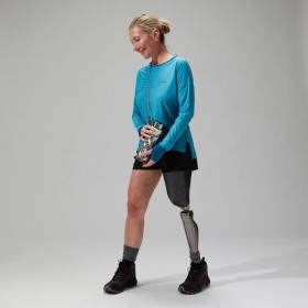  Dames Nesna Long Sleeve Baselayer - Blauw | Berghaus T-shirts