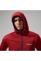  Miesten Pravitale MTN 2.0 hupullinen takki -Tummanpunainen/punainen | Berghaus Fleece