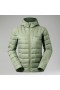  Naisten Silksworth hupullinen untuvatakki - Vihreä | Berghaus Insulated