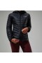  Berghaus Tephra 2.0 -hupputakki, musta, naisten takki, jossa eristys.