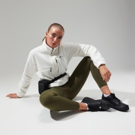  Naisten urbaani lyhyt Co-ord fleecetakki - Luonnonvärinen | Berghaus Fleece