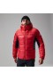  Doudoune à capuche homme MTN Arete Ultra Down - Rouge/Noir | Berghaus Insulated