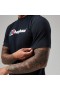  T-shirt noir bio pour homme avec grand logo classique | Berghaus T-shirts