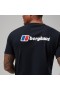  T-shirt noir pour homme, logo recto et verso, bio | Berghaus T-shirts