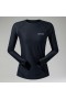  T-shirt technique manches longues femme 24/7 - Noir | Berghaus