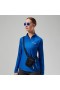  T-shirt technique 24/7 pour femme, manches longues et demi-zip - Bleu | T-shirts Berghaus