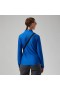  T-shirt technique 24/7 pour femme, manches longues et demi-zip - Bleu | T-shirts Berghaus