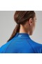  T-shirt technique 24/7 pour femme, manches longues et demi-zip - Bleu | T-shirts Berghaus