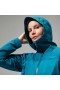  Veste imperméable à capuche Arnaby pour femme, turquoise | Berghaus Waterproof