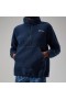  Pull Hawksker demi-zip pour femme - Bleu foncé | Berghaus Fleece
