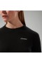 Sweat à capuche femme Ivyhill Crew - Noir | Berghaus