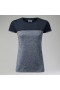  T-shirt technique Voyager pour femme, manches courtes, col rond - Gris foncé / Noir | T-shirts Berghaus