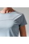  T-shirt technique femme Voyager Super Stretch Crew - Gris/Gris clair | T-shirts Berghaus