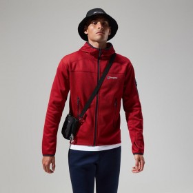  Veste à capuche Pravitale MTN 2.0 - Rouge foncé/Rouge | Polaire Berghaus