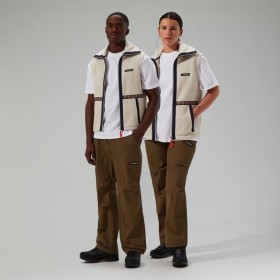 Hommes/Femme Rhynie Aztec Fleece Gilet -Gris/Bleu | Polaire Berghaus