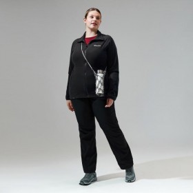  Pull polaire Berghaus Prism 2.0 Micro Full Zip InterActive pour femme - Noir | Berghaus