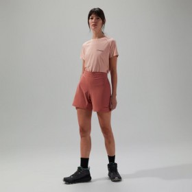  Short coupe-vent rose Wandermoor pour femme | Short Berghaus