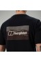  Herren-T-Shirt mit Cheviot-Box-Logo, Kurzarm – Schwarz | Berghaus T-Shirts