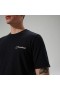  Herren-T-Shirt mit Cheviot-Box-Logo, Kurzarm – Schwarz | Berghaus T-Shirts