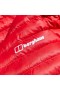  MTN Seeker MW Daunenhoodie für Herren – Rot/Schwarz | Berghaus Isoliert