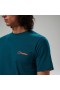  MTN Silhouette Kurzarm-T-Shirt für Herren – Blau | Berghaus T-Shirts