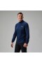  Trailblaze Herren-Tech-T-Shirt mit halbem Reißverschluss und langen Ärmeln – Blau | Berghaus T-Shirts