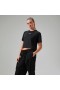  Wayside Boxy Kurzarm-Tech-T-Shirt für Damen, Schwarz | Berghaus T-Shirts