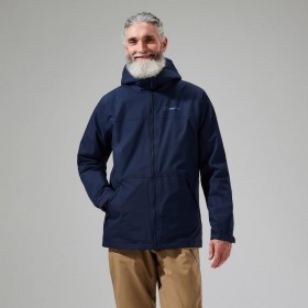  Herren Deluge Pro 2.0 Isolierte, wasserdichte Jacke – Blau | Berghaus Leichtgewicht
