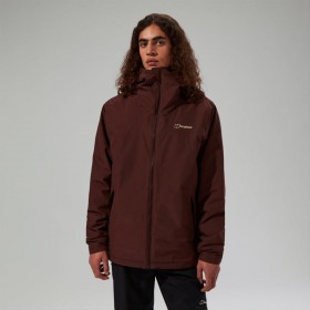  Herren Deluge Pro 3.0 Isolierte, wasserdichte Jacke - Braun | Berghaus Wasserdicht