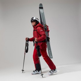  MTN Arete Descend GTX Damenjacke – Rot | Berghaus Wasserdicht