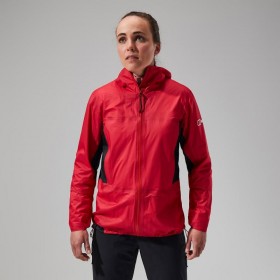  MTN Guide Hyper Alpha Damenjacke – Rot/Schwarz | Berghaus Leichtgewicht