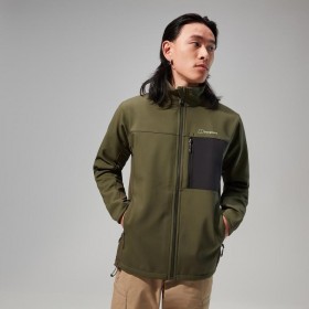  Ανδρικό μπουφάν Ghlas 2.0 Softshell -Πράσινο | Berghaus Αντιανεμικό